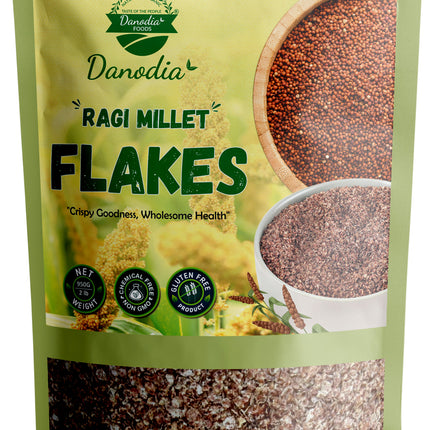 Organic Finger Millet Flakes (Ragi), Crunchy Millet Flakes 950g