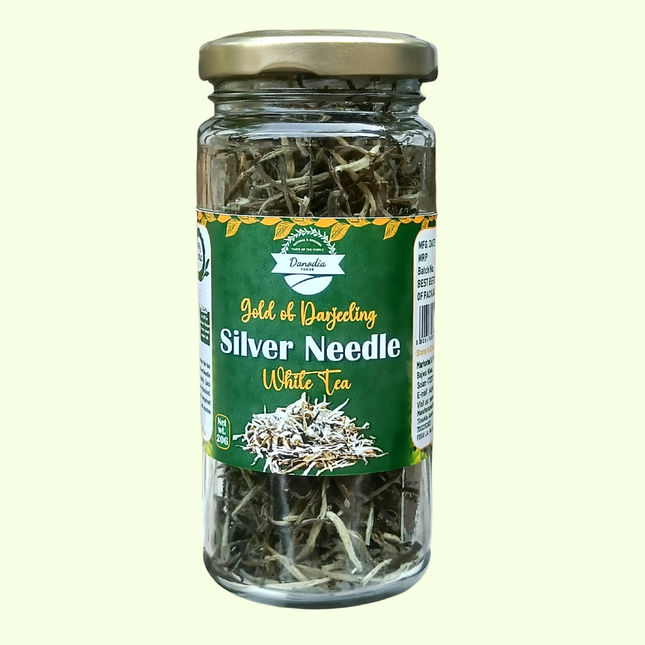 Organic Silver Needle White Tea From Darjeeling, 20g (Gold Of Darjeeling)