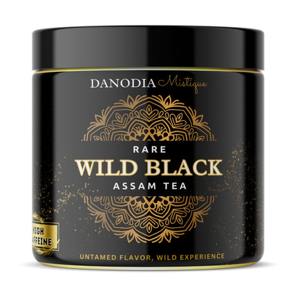The Real Organic Assam Black Tea, Strong Flavour - WILD BLACK 100g