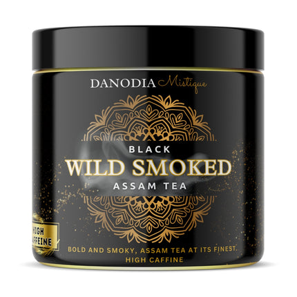 Real Organic Assam Black Tea, Strong Flavour - Wild Smoked 100g