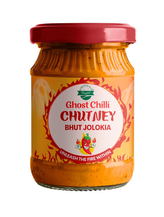 Danodia Foods Ghost Chili Chutney, Bhut Jolokia - Extra Hot, 1 Million, SHU-3.5 oz